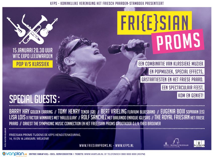 Barry Hay at Friesian Proms January 14 and 15, 2016 Leeuwarden - WTC Expo